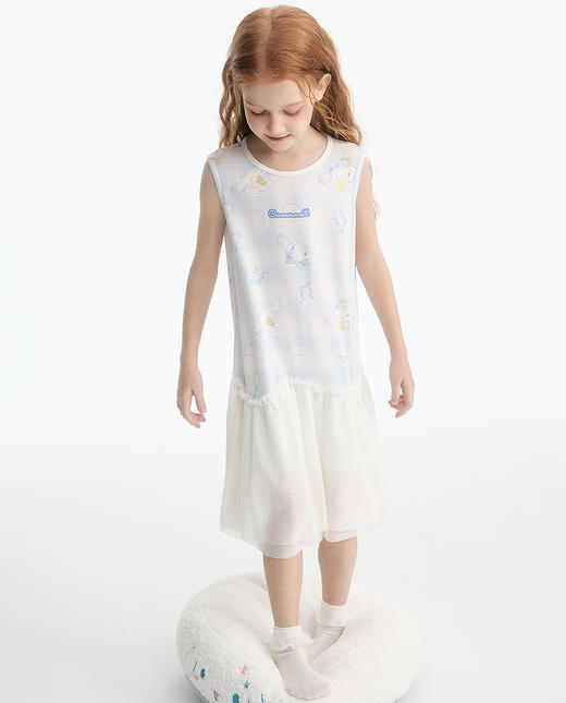 【店庆提前购】8楼爱慕儿童Aimer Kids女孩奶皮大耳狗晚安好眠背心裙AK144L363，吊牌价359元 商品图3