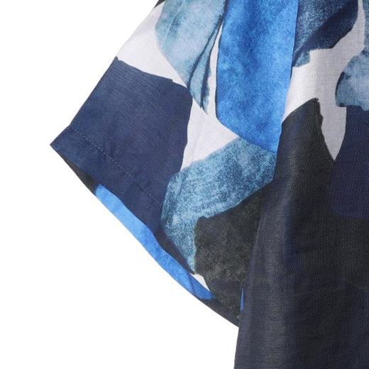 SDSA男装2026新款高贵轻奢抽象艺术印花短袖衬衫日系复古宽松上衣 商品图3