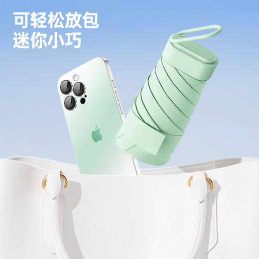 花觉晴雨两用伞，迷你小巧收纳方便，高密度伞布 轻松防雨 商品图7