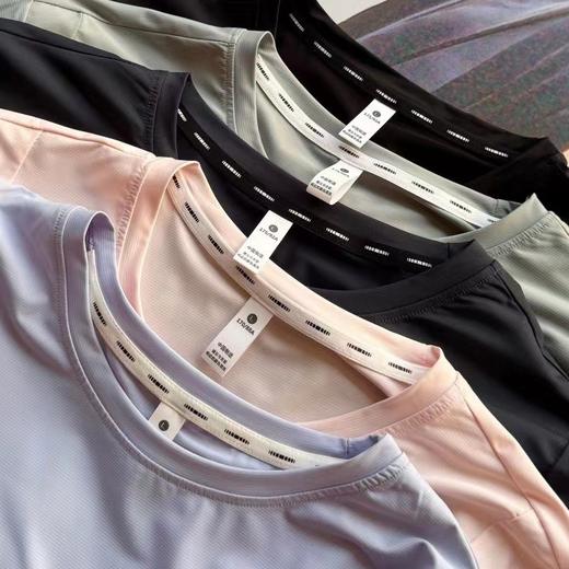 F040920夏季新款冰丝速干户外运动健身透气速干科技面料短袖T恤 商品图9