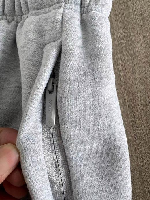 F040914春秋季新款时尚休闲日常百搭抓绒宽松直筒针织运动裤长裤 商品图13