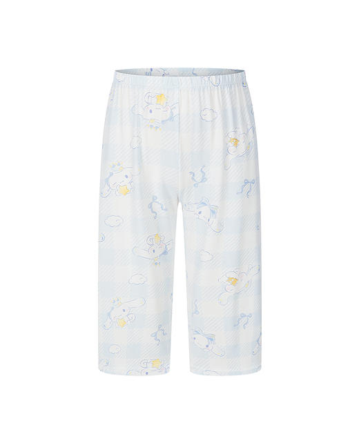 【店庆提前购】8楼爱慕儿童Aimer Kids女孩奶皮大耳狗晚安好眠七分睡裤AK142L362，吊牌价279元 商品图2