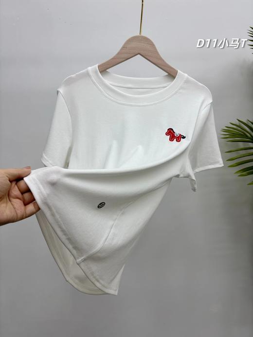 F040932一包2件装夏季新款亲肤清凉顺滑透气百搭女士短袖圆领T恤 商品图4