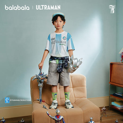 【奥特曼IP商场同款】巴拉巴拉童装男童短袖t恤儿童2026新款夏装 商品图1