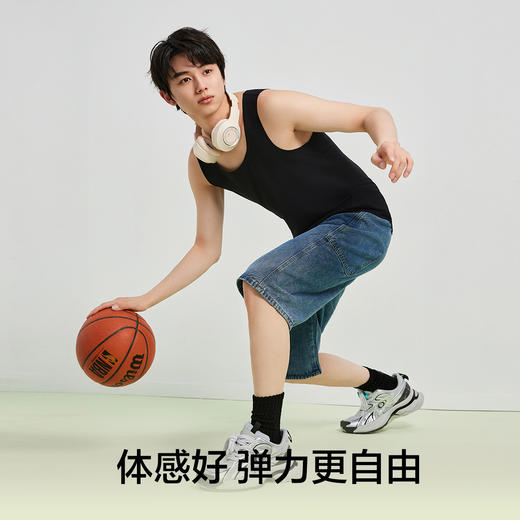 【清仓捡漏】【L-3XL】【有棵树】男士背心莫代尔凉感无袖T恤 商品图7