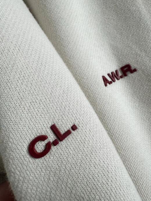 F040915春秋季新款立体硅胶印花字母加绒休闲时尚百搭插肩长袖卫衣 商品图9