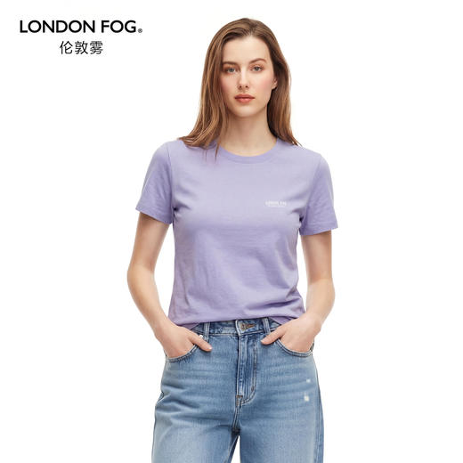 【直发】LONDONFOG女短袖棉T-DLSKTW26A302 商品图0