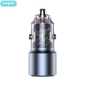 【自营】恩谷 乐途EG-CM09 /38WA+C 车载充电器双口快充苹果华为通用金属机身