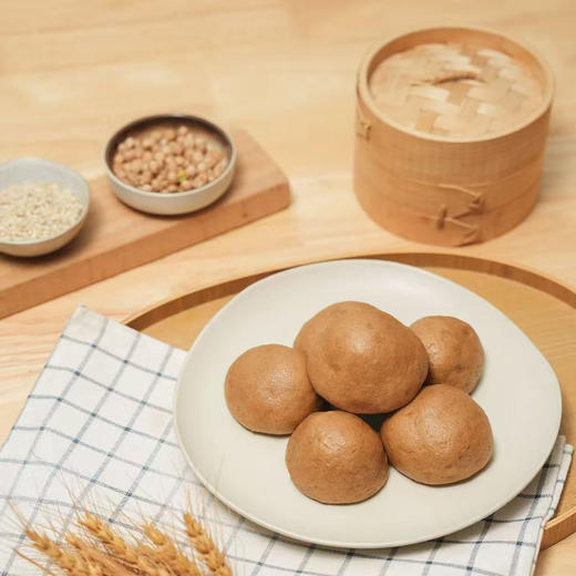 全麦低GI面点 | 300g/480g 荠菜包子 青稞馒头 山药茯苓窝窝头  早餐主食 妙维根 商品图4