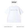 SDSA男装2026新款高贵轻奢基础课极简印花小标圆领短袖T恤百搭潮 商品缩略图1