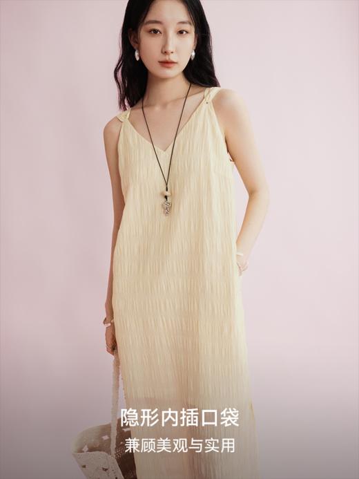 【prime】小岛的春天 天丝混纺连衣裙FCG1DRS025 商品图5