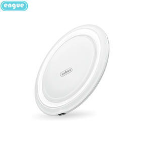 【自营】engue恩谷15W 极简式无线充电器EG-W7轻薄随放随充兼容苹果安卓快充不伤机
