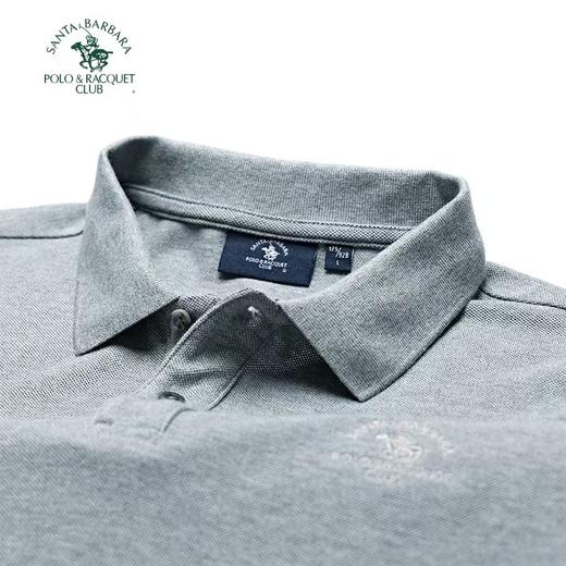 【直发】圣大保罗基础款寞黛棉珠地长袖polo衫男通勤 休闲T恤亲肤透气-PS25KT101M 商品图2