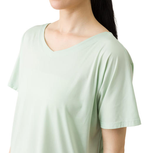 NITORI宜得利家居 居家服女士宽松休闲衣服凉感家居服强冷感蝙蝠袖T恤 商品图3