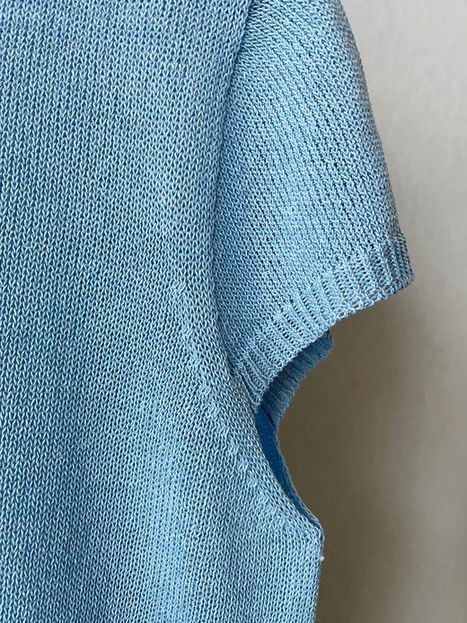 【防晒凉感】噢蜜ooomeooo🌊海水蓝圆领套头衫 商品图10