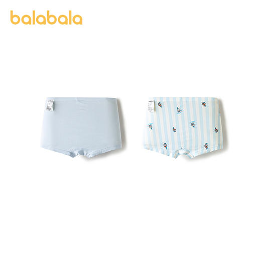 【哆啦A梦IP商场同款】巴拉巴拉儿童内裤平角男童四角短裤两条装 商品图2