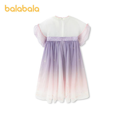 【商场同款】巴拉巴拉女童连衣裙2026新款儿童裙子夏刺绣国风汉服 商品图2