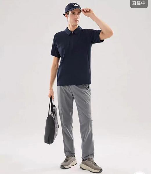 F040911夏季新款无痕半拉链休闲百搭商务翻领门襟拉链短袖Polo衫 商品图9