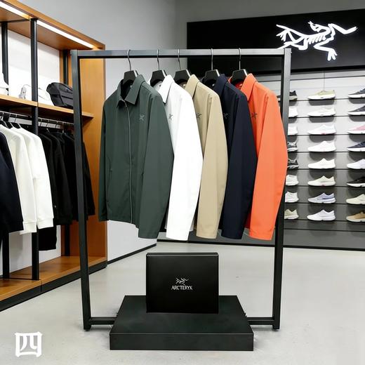 F040917春秋季新款户外通勤日常百搭男士翻领长袖风衣外套 商品图0