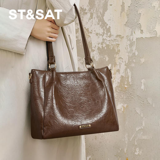 星期六通勤百搭大容量托特包SSD521A0YZ 商品图5