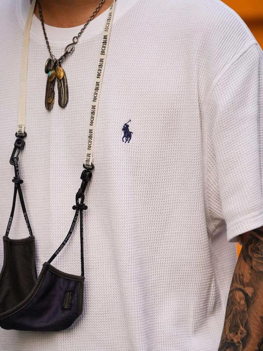 拉夫劳伦  26新款polo华夫格圆领T恤情侣款 商品图4