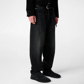 STUDIO NICHOLSON PANTS - CREASED COWBOY JEAN 男装水洗牛仔裤