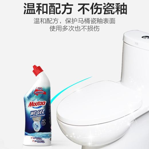 Mootaa马桶清洁剂洁厕灵厕所强力去黄去污渍防臭去异味清香型家用效期28年（日期轻微磨损） 商品图8