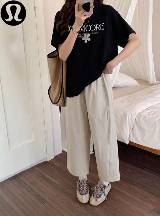 F040903春夏季新款轻薄顺滑透气不闷热亲肤休闲高弹简约九分裤 商品图6