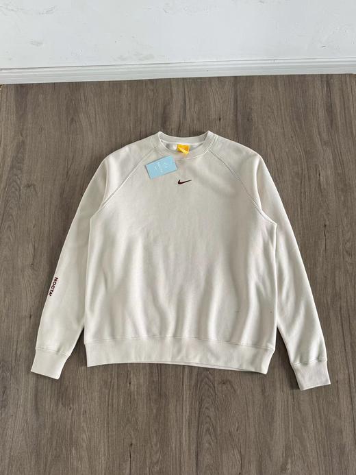 F040915春秋季新款立体硅胶印花字母加绒休闲时尚百搭插肩长袖卫衣 商品图4