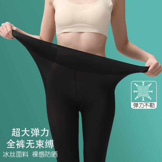 【高腰收腹!提臀显瘦】薄款鲨鱼裤夏季女外穿新款冰丝防晒凉感高腰收腹提臀瑜伽裤薄款。xb 商品图3