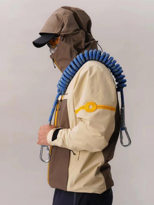 F040926春夏季新款户外登山拼接设计男女款防水防风高透气长袖冲锋衣 商品图9