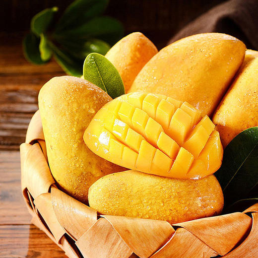 海南小台农芒果10斤新鲜小台芒当季特产水果现摘芒果大果整箱包邮 商品图2