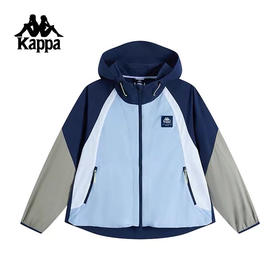 MJ| Kappa卡帕女装2025夏季新款运动休闲舒适百搭连帽防风衣K0F42FJ81