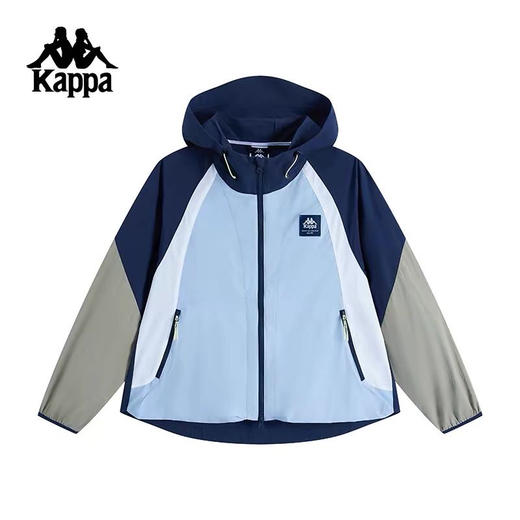 MJ| Kappa卡帕女装2025夏季新款运动休闲舒适百搭连帽防风衣K0F42FJ81 商品图0