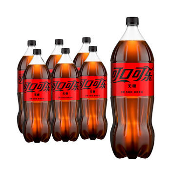 可口可乐（Coca-Cola）零度零糖 Zero 汽水碳酸饮料 2L*6瓶 商品图3