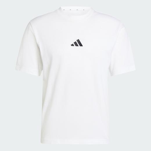 Adidas阿迪达斯ESSENTIALS SINGLE JERSEY T-SHIRT 纯棉运动休闲短袖T恤JF1092 商品图6
