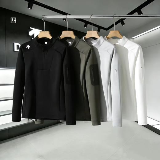F040919春秋季新款时尚休闲百搭半拉链运动排湿速干长袖卫衣 商品图1