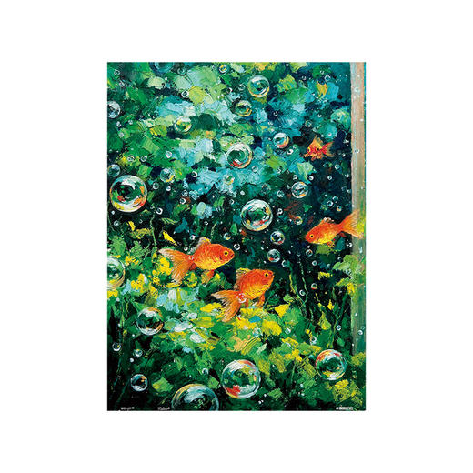 300片 平面塑料拼图 H4256 比利在画画 氧气金鱼 商品图0