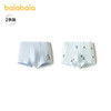 【哆啦A梦IP商场同款】巴拉巴拉儿童内裤平角男童四角短裤两条装 商品缩略图0