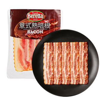 FRATELLI BERETTA百乐得特级培根肉片120g 意式五花肉片 早餐开袋即食 源头直发 商品图0