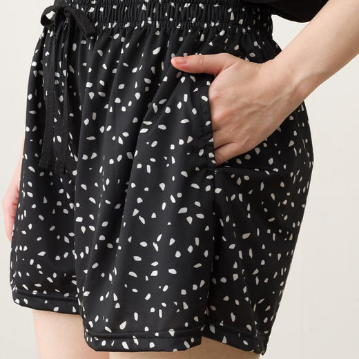 女士家居服凉感长裤冷感短裤居家外出休闲短裤点点 商品图3