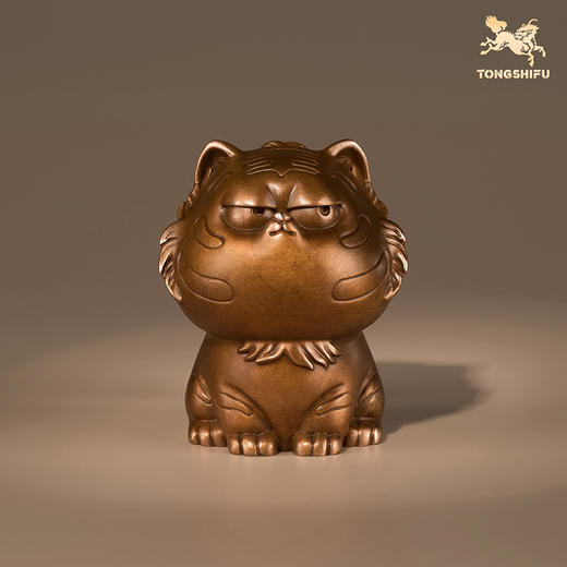 铜师傅《傲娇十二生肖》桌面创意生肖吉祥物紫铜摆件 家居装饰品 商品图3