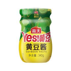 海天黄豆酱340g瓶炒菜拌面麻辣香锅豆瓣酱辣椒酱下饭酱酱料大酱