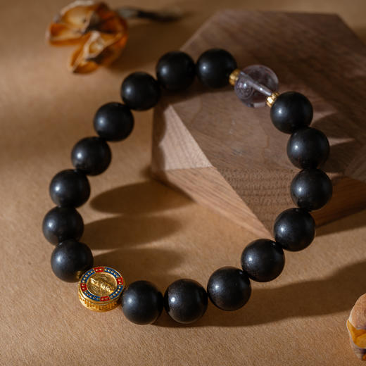 顺丰发货《金榜题名》系列手串 妙笔生花文思泉涌黑玛瑙 逢考必过万事ok 商品图1
