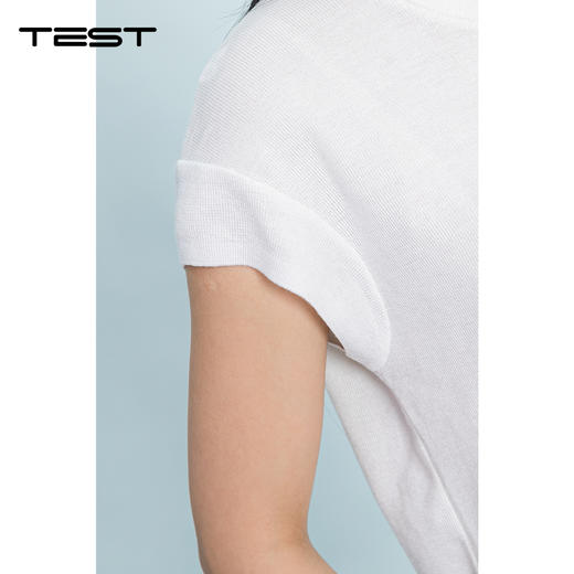 夏上新松弛感宽松显瘦遮肉百搭针织衫短袖1262040 商品图6