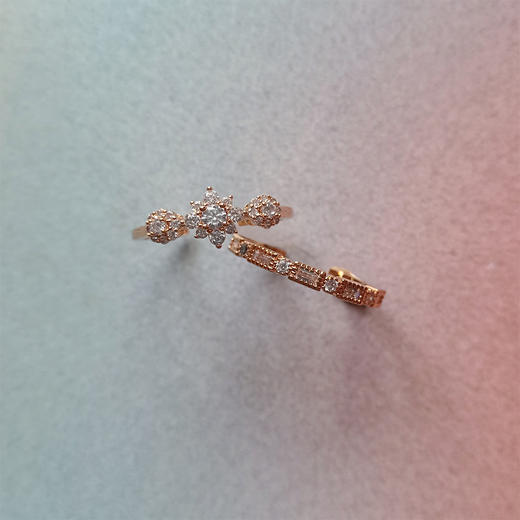 LHWINDSO 温莎珠宝 摩登爱情戒指/耳环 商品图4