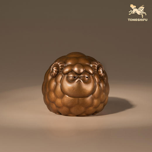 铜师傅《傲娇十二生肖》桌面创意生肖吉祥物紫铜摆件 家居装饰品 商品图8