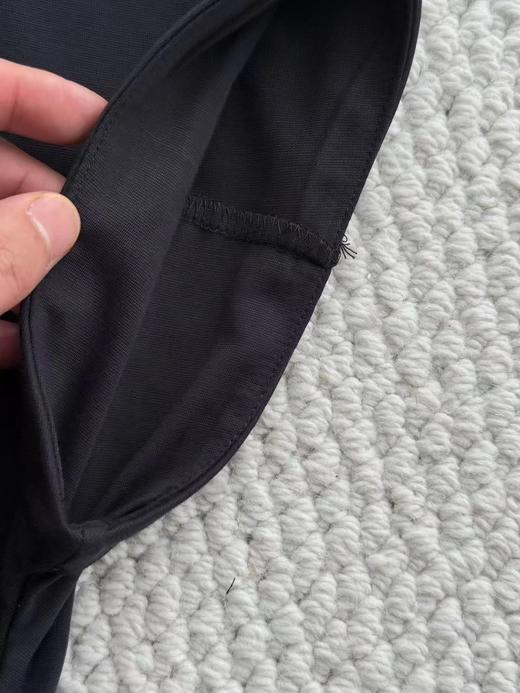 F040935夏季新款复古学院风纯色刺绣吸湿透气女子宽松休闲T恤连衣裙 商品图11