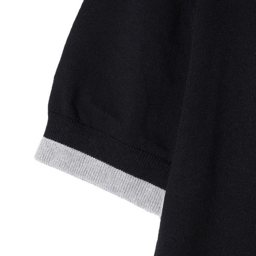 SDSA男装2026新款轻奢基础款撞色设计针织圆领短袖T恤百搭休闲 商品图2