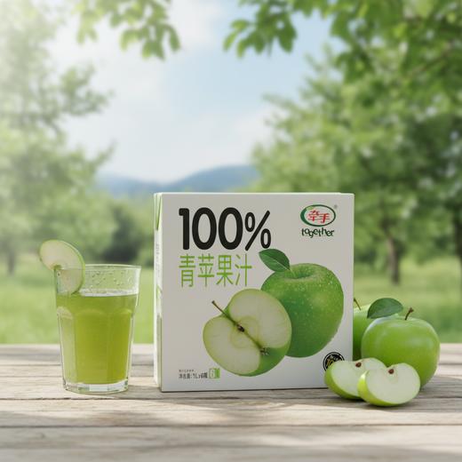 牵手复合果汁饮料双柚味/青苹果味/桃味 1L/瓶 商品图3